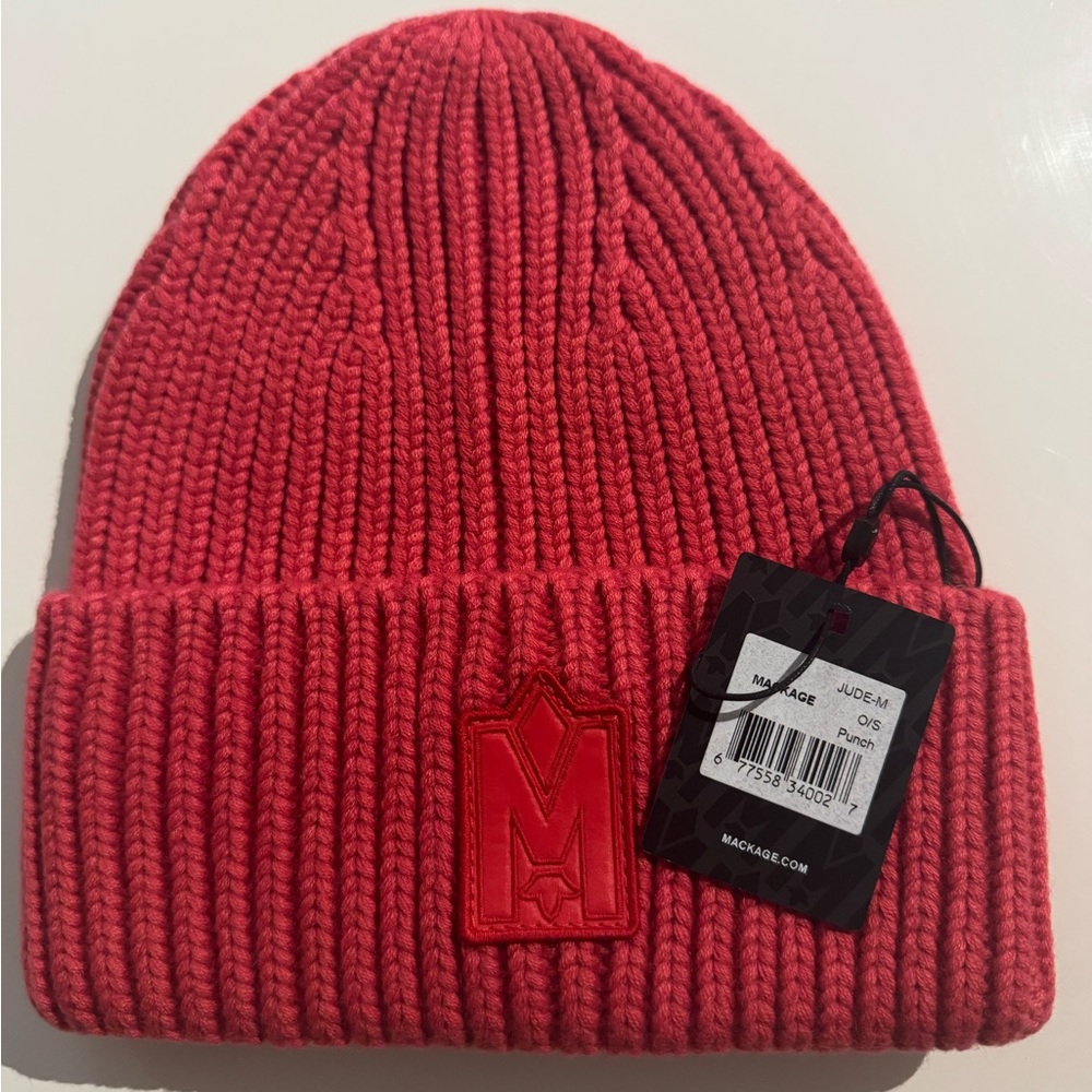 MACKAGE JUDE-M PUNCH O/S - BRAND NEW UNISEX BEANIE HAT.